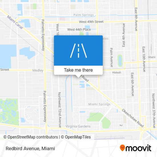 Mapa de Redbird Avenue