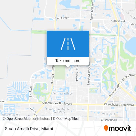 Mapa de South Amalfi Drive
