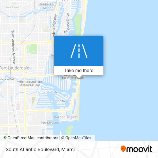 South Atlantic Boulevard map