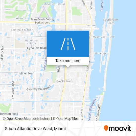 South Atlantic Drive West map