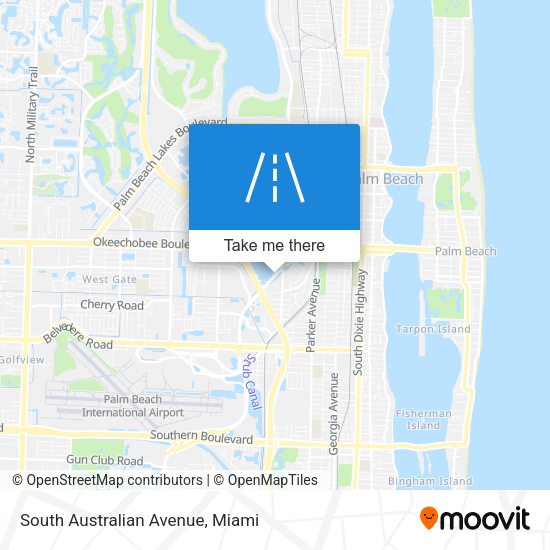 Mapa de South Australian Avenue