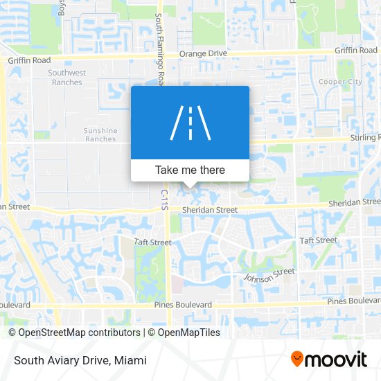 Mapa de South Aviary Drive