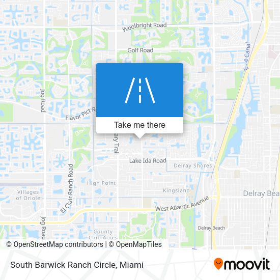 South Barwick Ranch Circle map