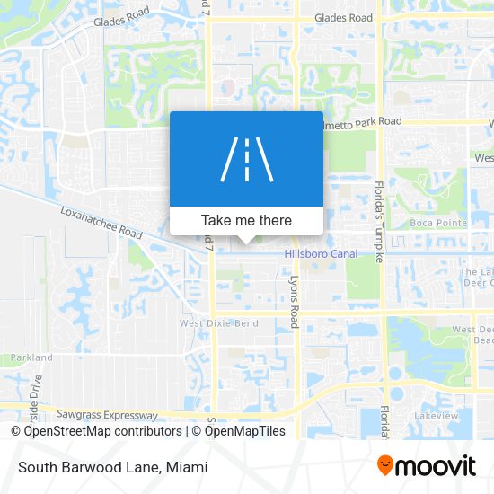 Mapa de South Barwood Lane