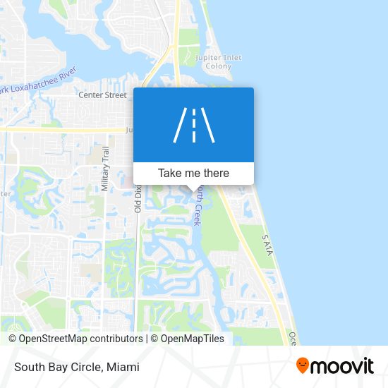 Mapa de South Bay Circle