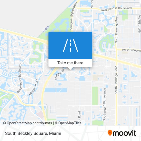 Mapa de South Beckley Square