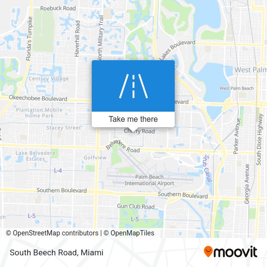 Mapa de South Beech Road