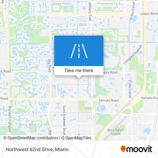 Northwest 62nd Drive map