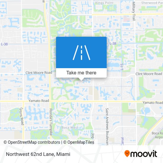 Mapa de Northwest 62nd Lane