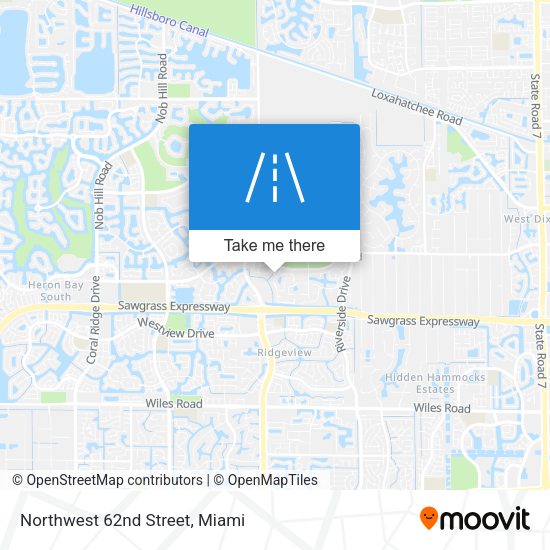 Mapa de Northwest 62nd Street