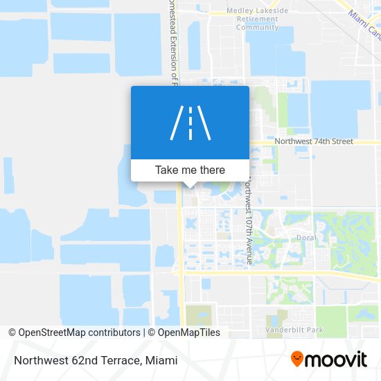 Mapa de Northwest 62nd Terrace