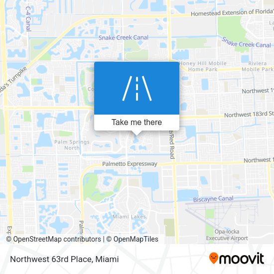 Mapa de Northwest 63rd Place