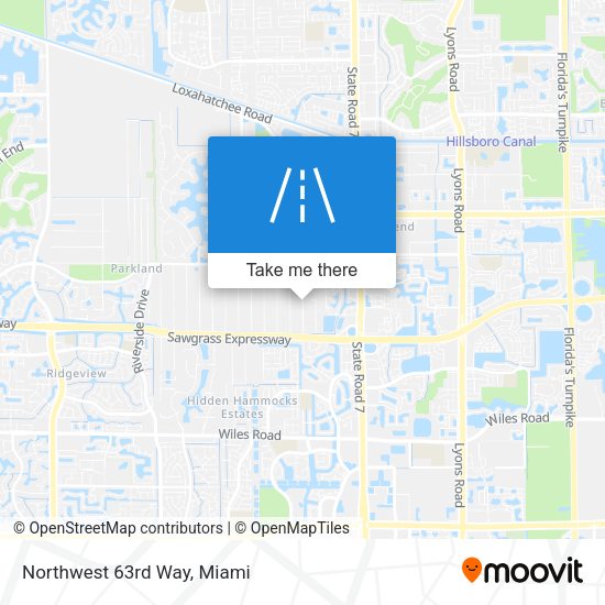Mapa de Northwest 63rd Way
