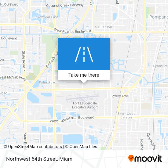 Northwest 64th Street map