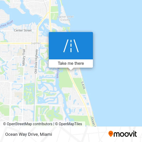 Ocean Way Drive map