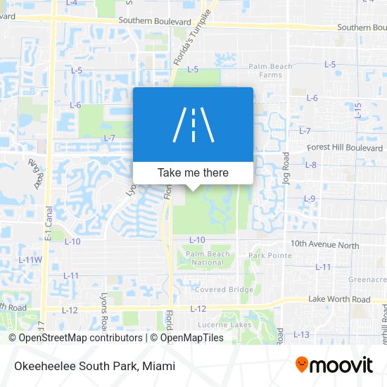 Okeeheelee South Park map