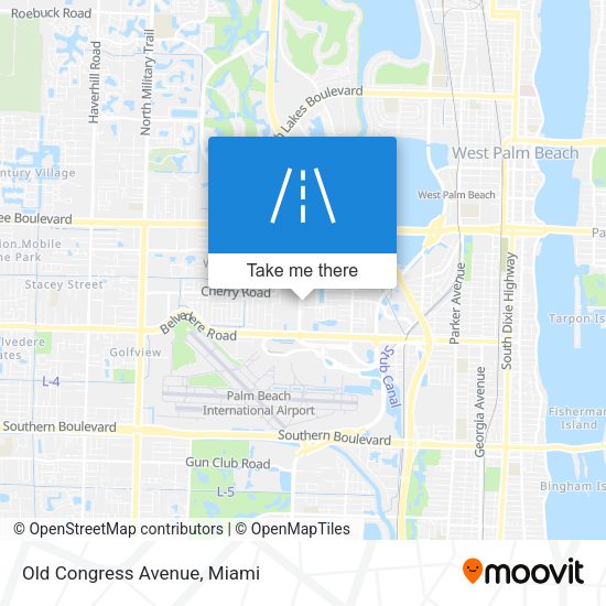 Mapa de Old Congress Avenue