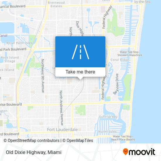 Mapa de Old Dixie Highway