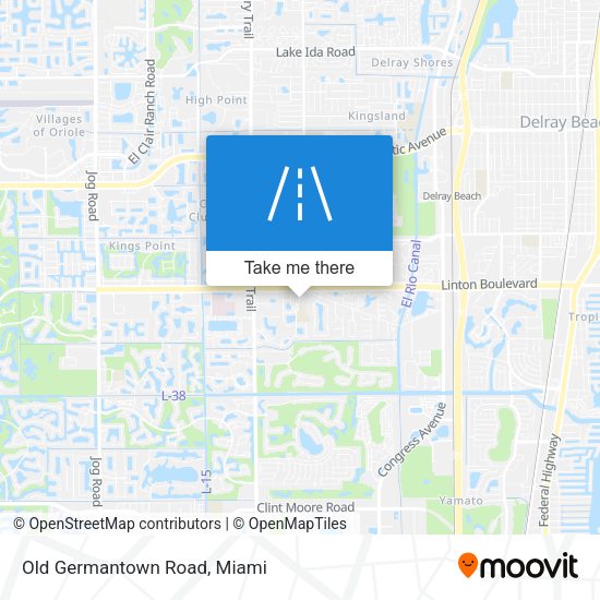 Mapa de Old Germantown Road