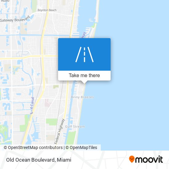 Mapa de Old Ocean Boulevard