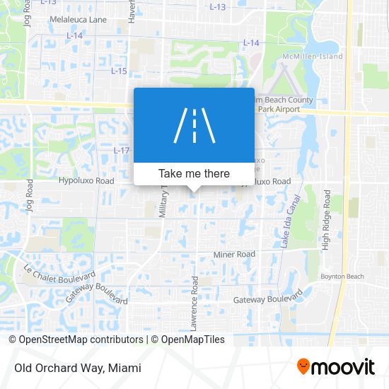 Mapa de Old Orchard Way