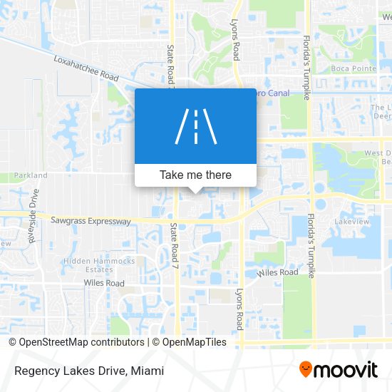 Regency Lakes Drive map