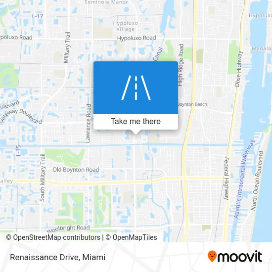 Renaissance Drive map