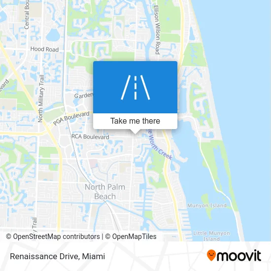 Renaissance Drive map