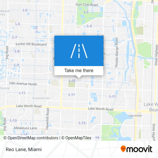 Mapa de Reo Lane