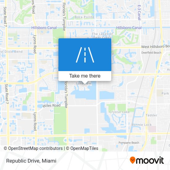 Mapa de Republic Drive