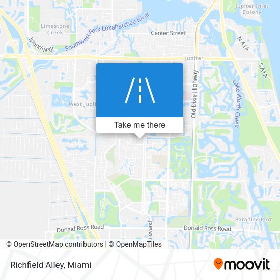 Mapa de Richfield Alley