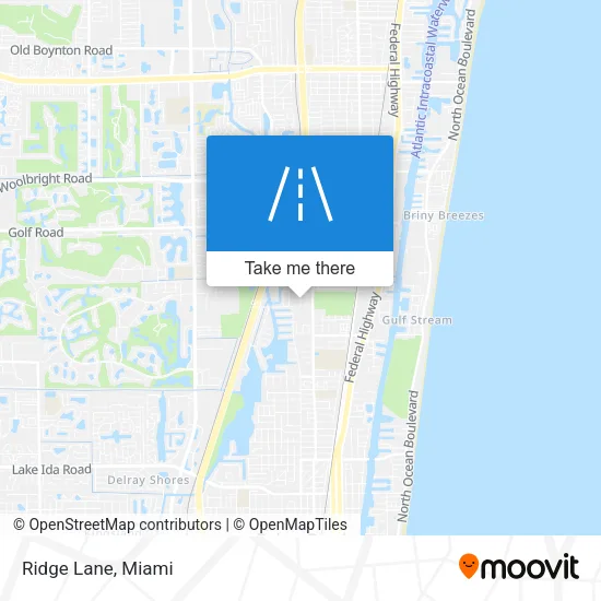 Ridge Lane map