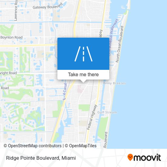 Mapa de Ridge Pointe Boulevard