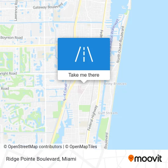 Ridge Pointe Boulevard map