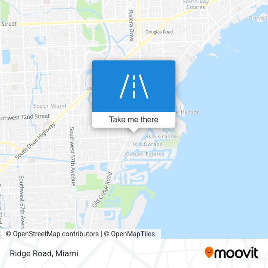Mapa de Ridge Road