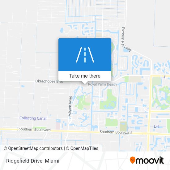 Mapa de Ridgefield Drive