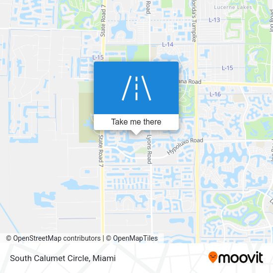 South Calumet Circle map