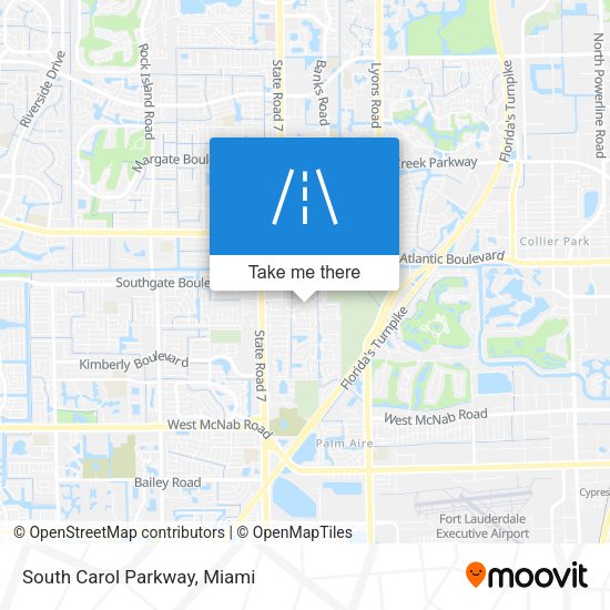 Mapa de South Carol Parkway