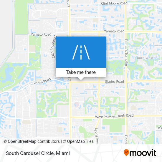 Mapa de South Carousel Circle