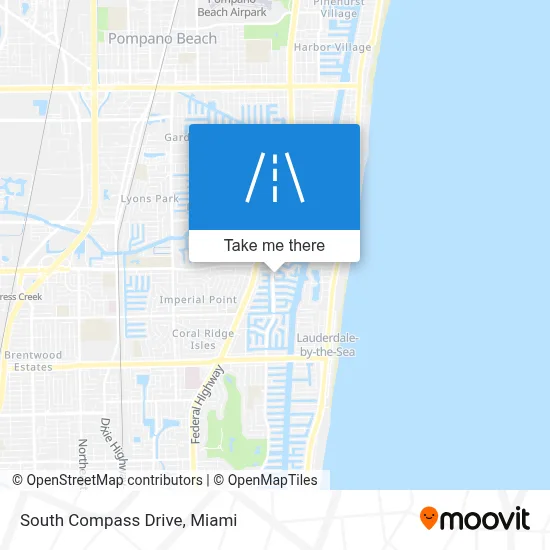 South Compass Drive map