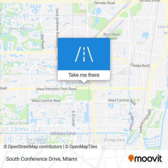 Mapa de South Conference Drive