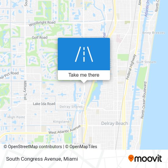 South Congress Avenue map