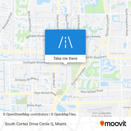 South Cortez Drive Circle Q map