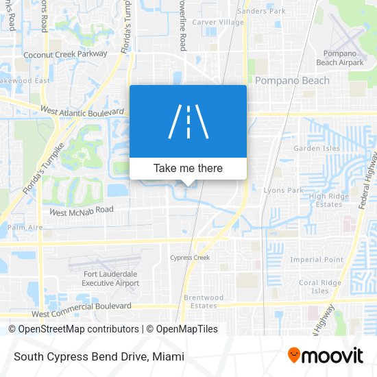 Mapa de South Cypress Bend Drive