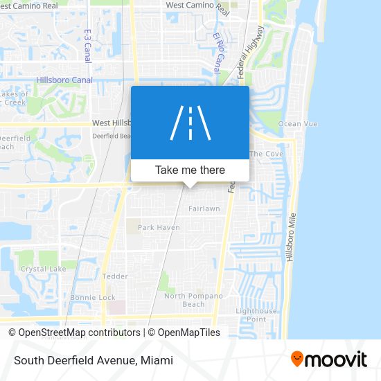 South Deerfield Avenue map