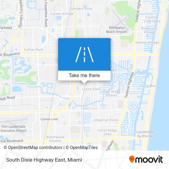 Mapa de South Dixie Highway East