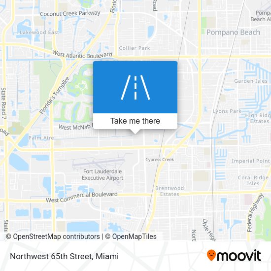 Mapa de Northwest 65th Street