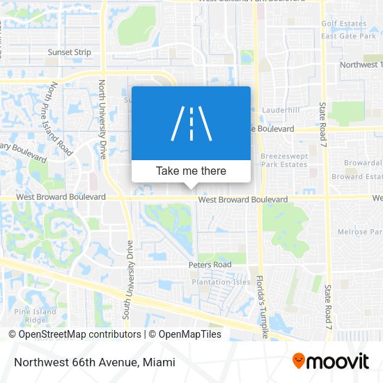 Mapa de Northwest 66th Avenue