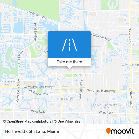 Mapa de Northwest 66th Lane