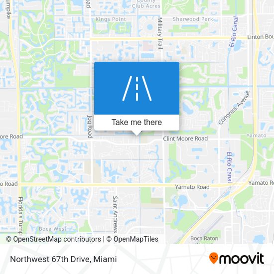 Mapa de Northwest 67th Drive